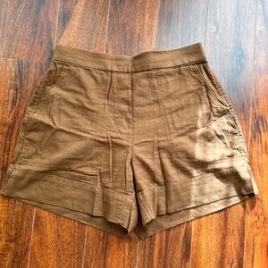 Banana Republic High rise linen shorts size S
